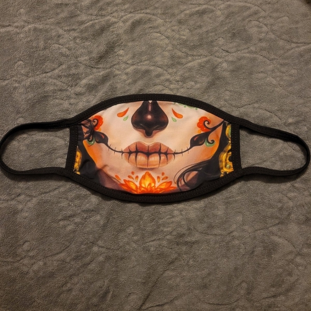 Day of the Dead Sugar Skull Face Mask